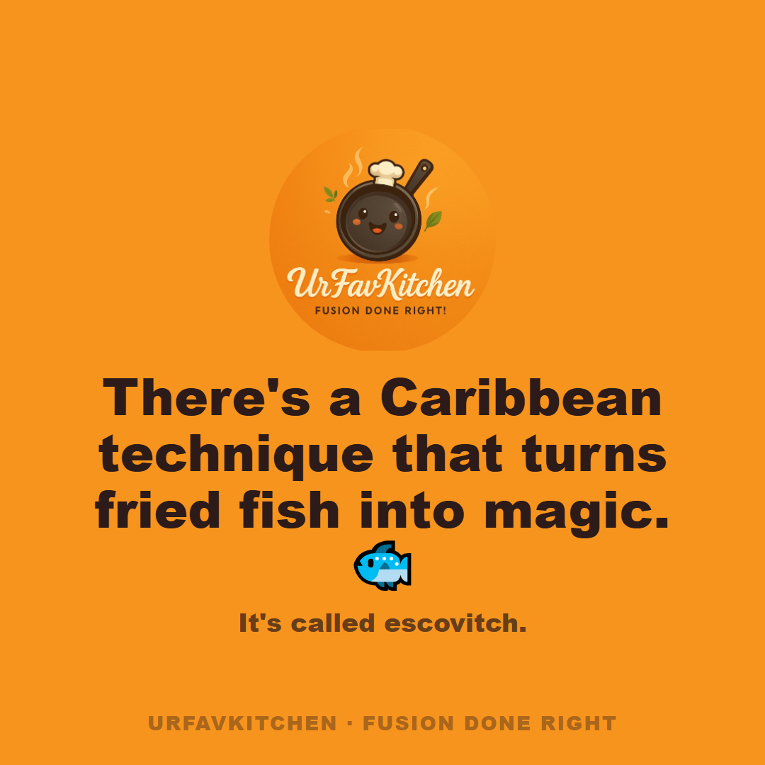 Escovitch, Caribbean fried fish with spiced vinegar
