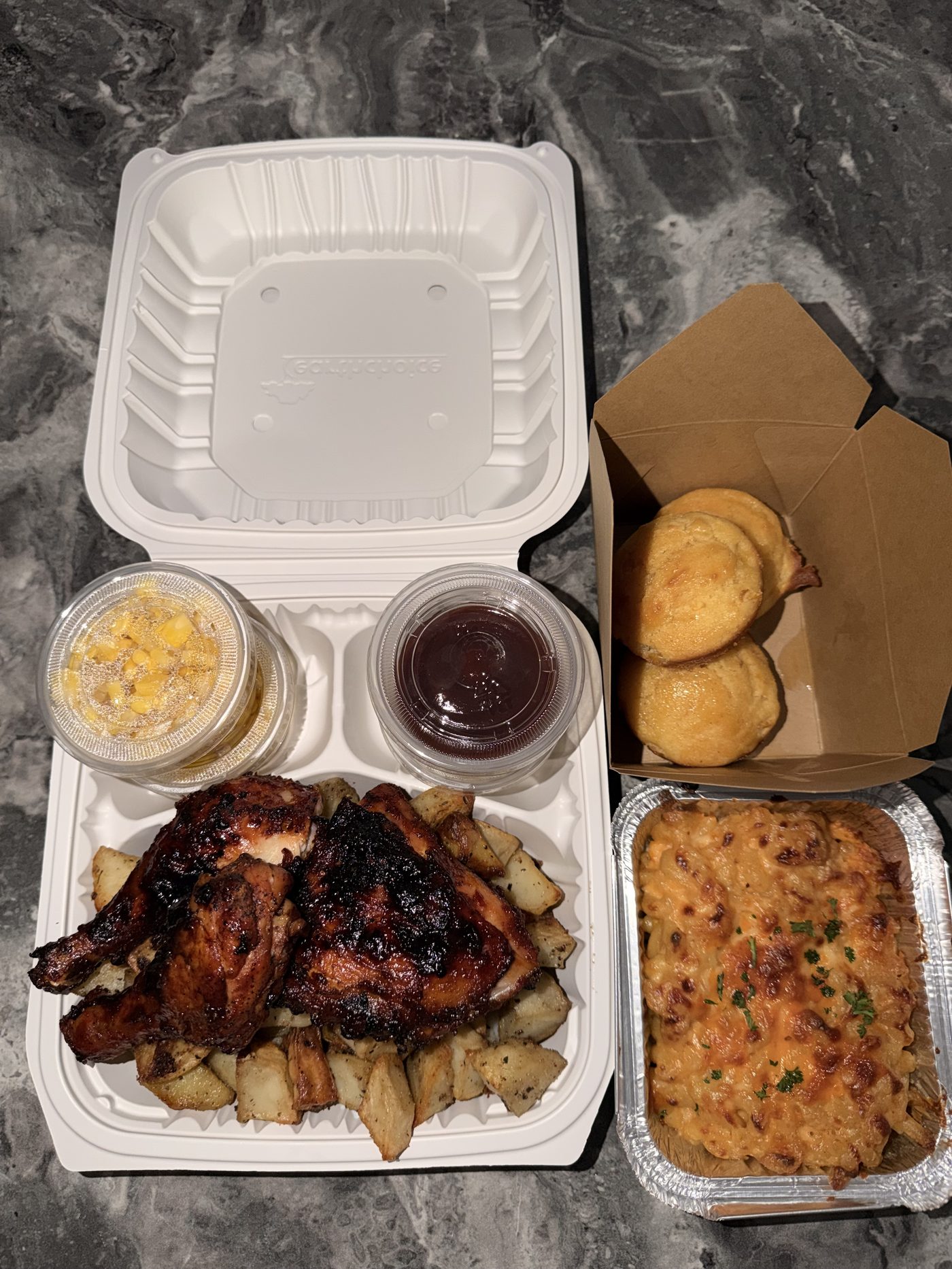 BBQ chicken combo